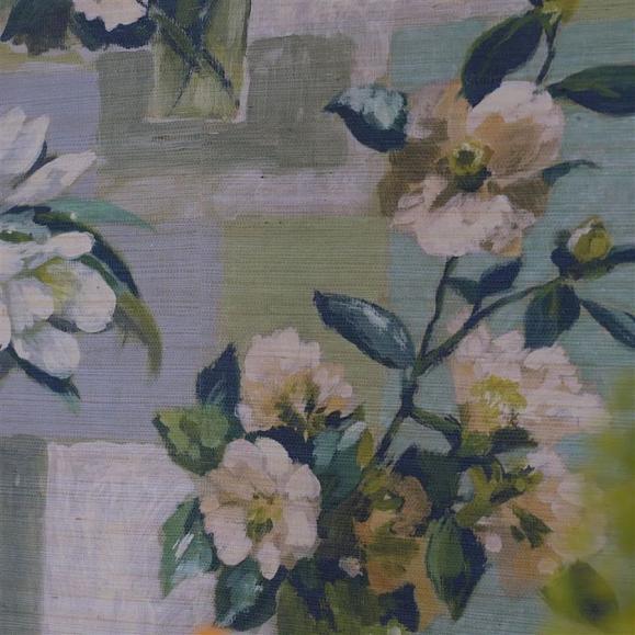 Панно Designers Guild PDG1205/01 Celadon Vase Grasscloth Celadon