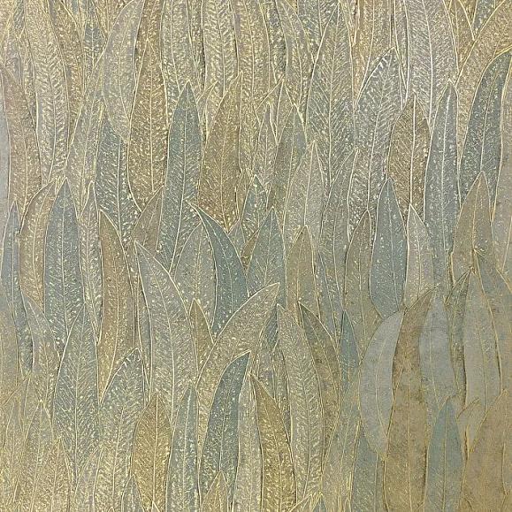 Обои Casamance 76533364 Cinerea Vert de gris/dore