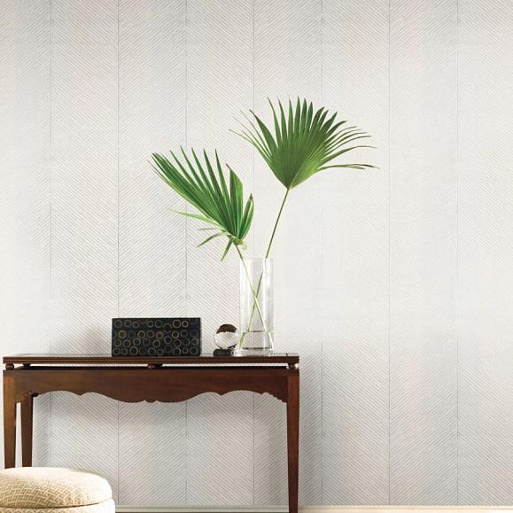 Обои York TC2692 Palm Chevron White/Silver