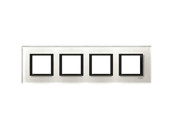 Рамка 4-постовая Schneider Electric Unica Class MGU68.008.7C2