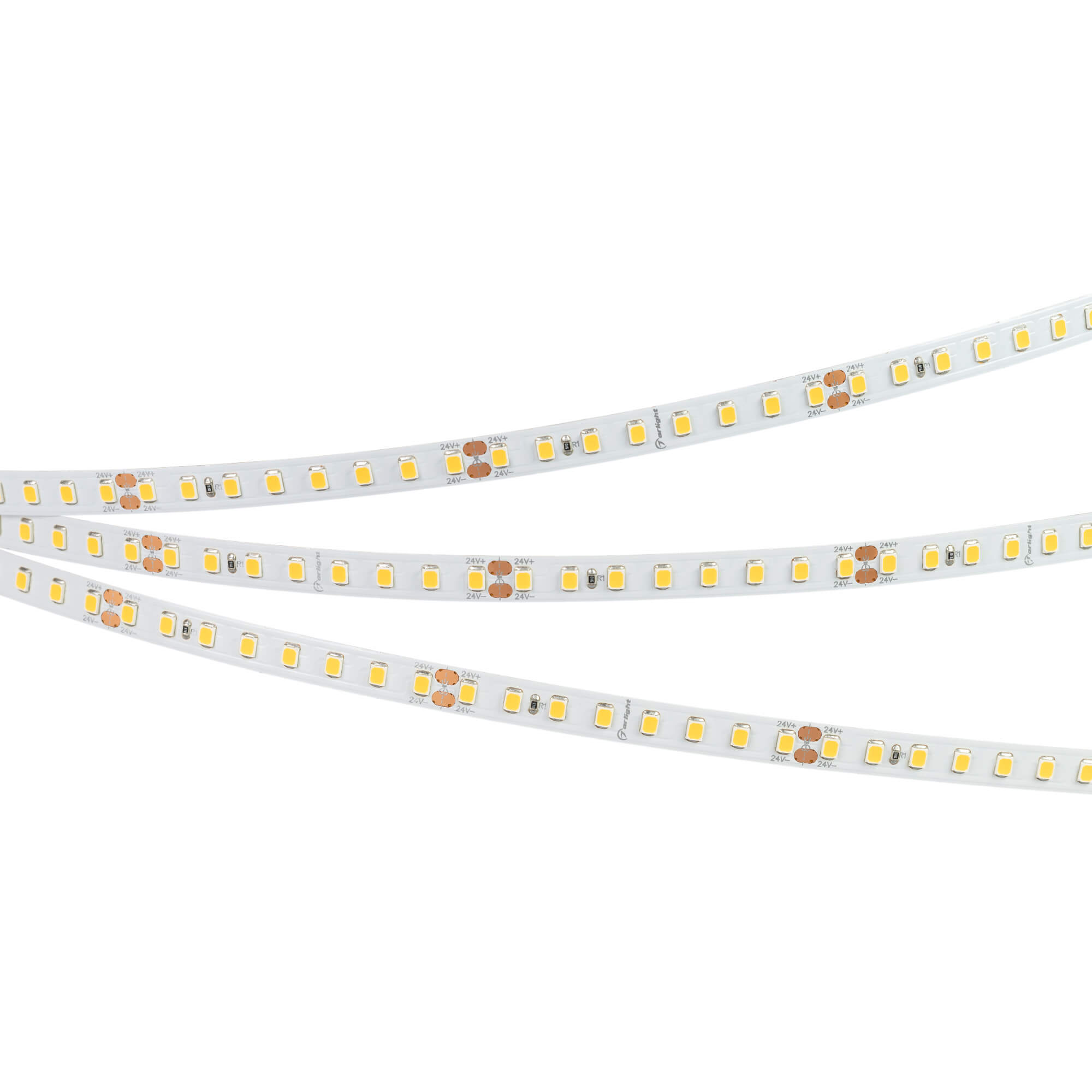 Светодиодная лента Arlight RT-A128-8mm 24V Day4000 (9.6 W/m, IP20, 2835, 5m) 036211
