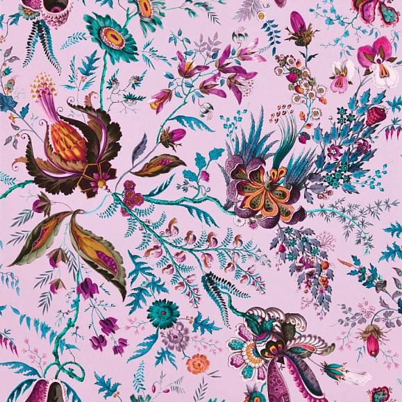 Обои Harlequin 113066 Wonderland Floral Amethyst/Lapis/Ruby