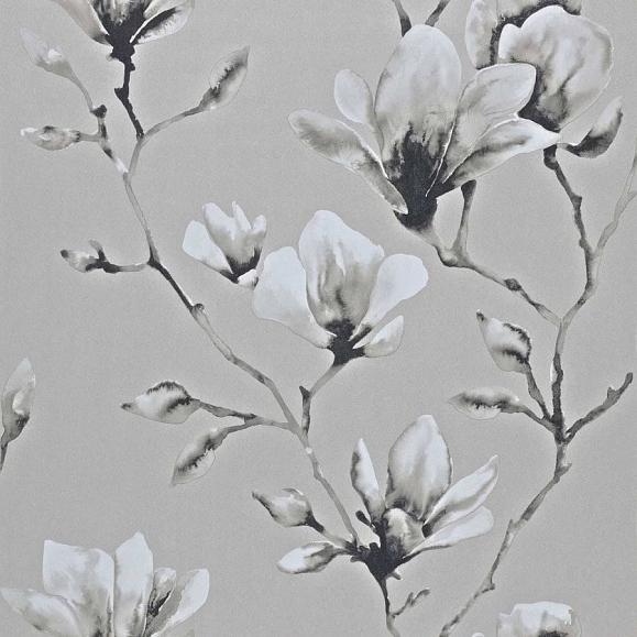 Обои Harlequin HMOW110880 Silver Lotus Wide Width