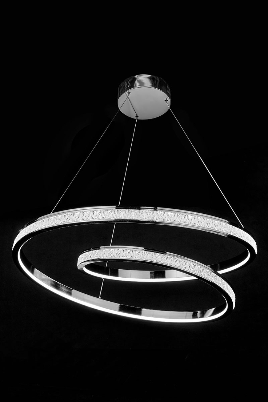 Подвесная люстра Aida LE7707/800Z Black Chrome