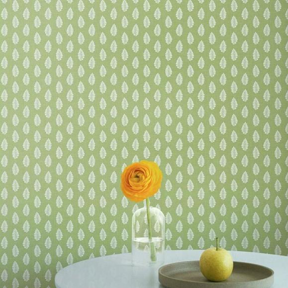 Обои York GR5967 Leaf Pendant Green