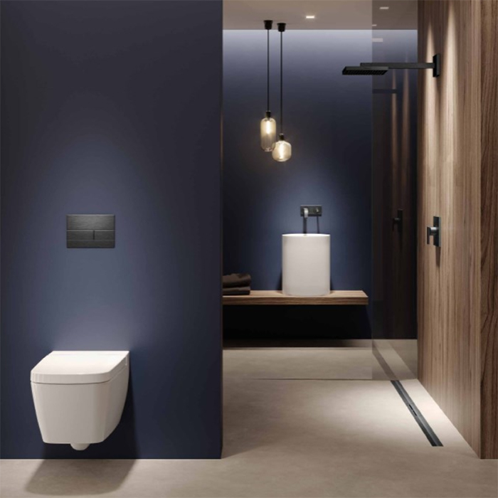 TECE Профиль для душа TECEdrainprofile, 1200 мм, PVD Brushed Black Chrome