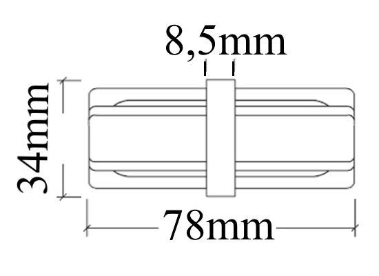 Соединитель линейный (однофазный) Crystal Lux CLT 0.211 CLT 0.211 06 WH