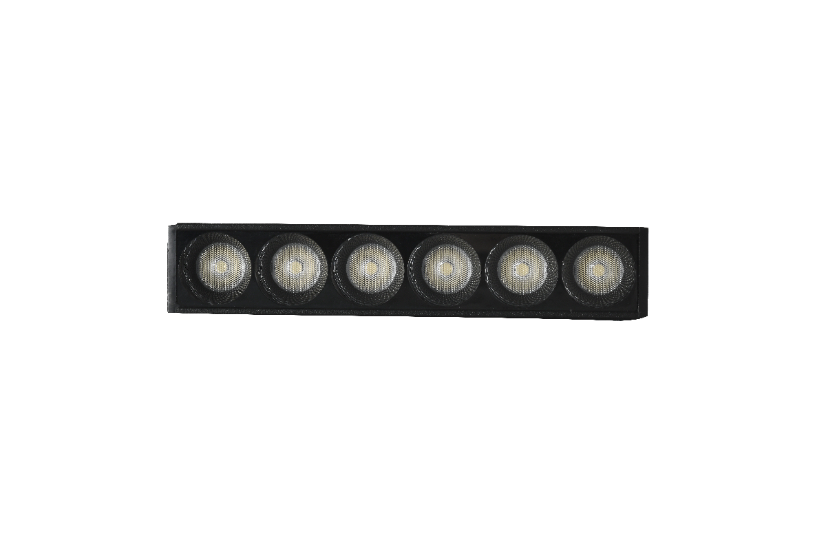 Трековый магнитный светильник iLedex Vision 4822-002-L120-6W-38DG-4000K-BK