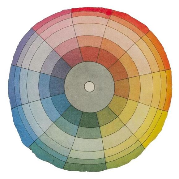Подушка CCJD5073, Colour Wheel, Multicolour, John Derian 45см