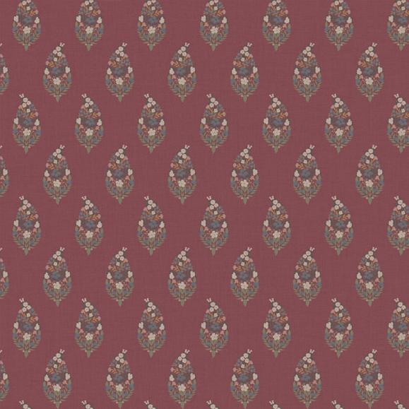 Обои York RF7475 Paisley Burgundy