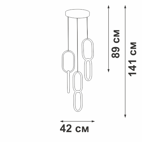 Подвесная люстра Vitaluce V4695-0/6S