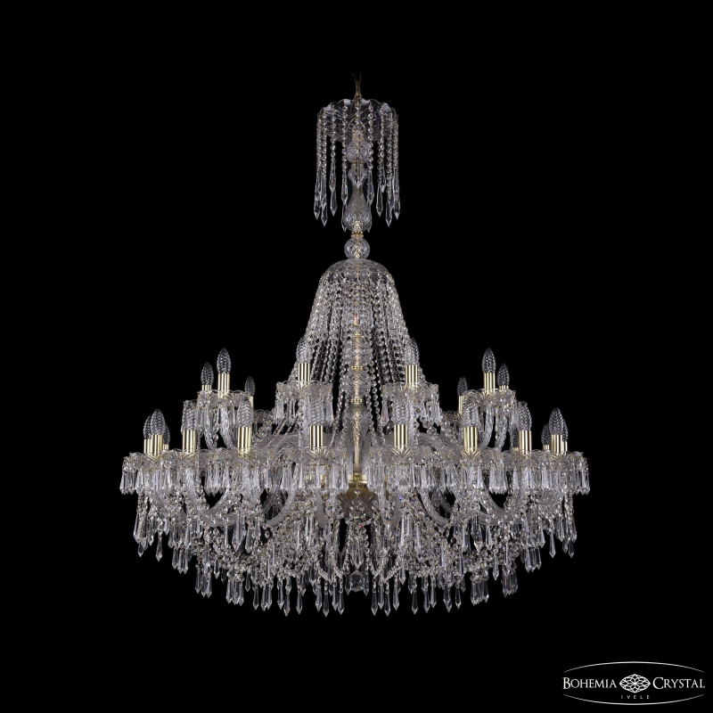 Подвесная люстра Bohemia Ivele Crystal 1403/20+10/400/XL-133 G