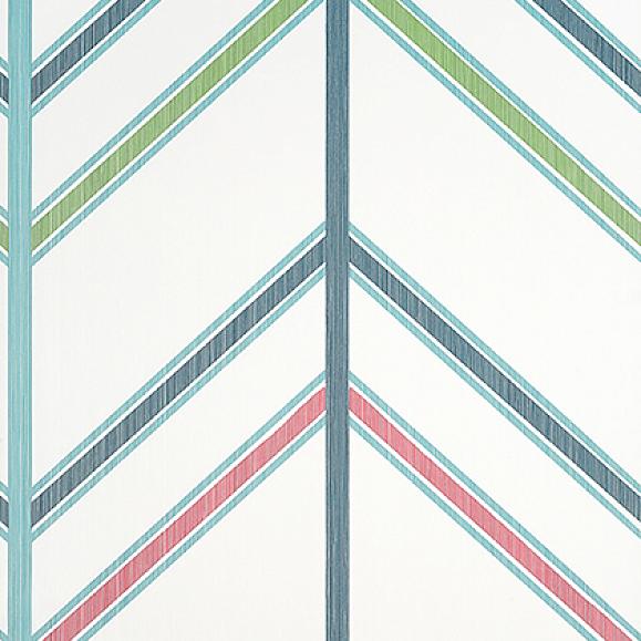 Обои Thibaut T14355 Ventura Blue and Pink