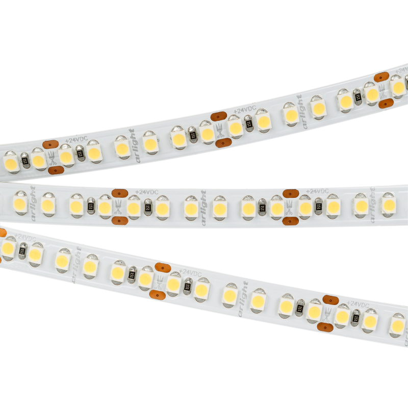 Светодиодная лента Arlight RT-A180-8mm 24V Warm2700 (14.4W/m, IP20, 3528, 5m) 017419(1)
