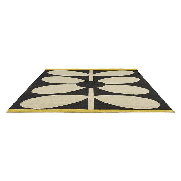 Ковер Orla Kiely 463705(140x200) Giant Sixties Stem Outdoor Noir 140x200 см