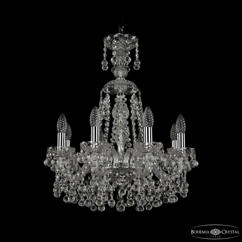Подвесная люстра Bohemia Ivele Crystal 1409/8/160/XL-60 Ni