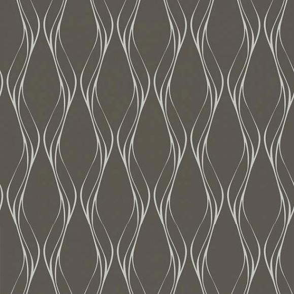 Обои Jaima Brown DB11410 Muse Peppercorn & Silver