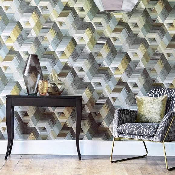 Обои Harlequin 111971 Arccos Ochre/Steel