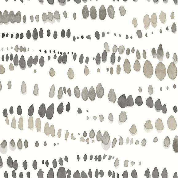 Обои York AG2046 Lisa Audit Dewdrops Black/Taupe