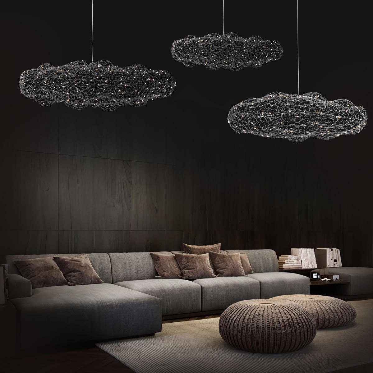 Подвесная люстра Loft IT Cloud 10247/700 Silver
