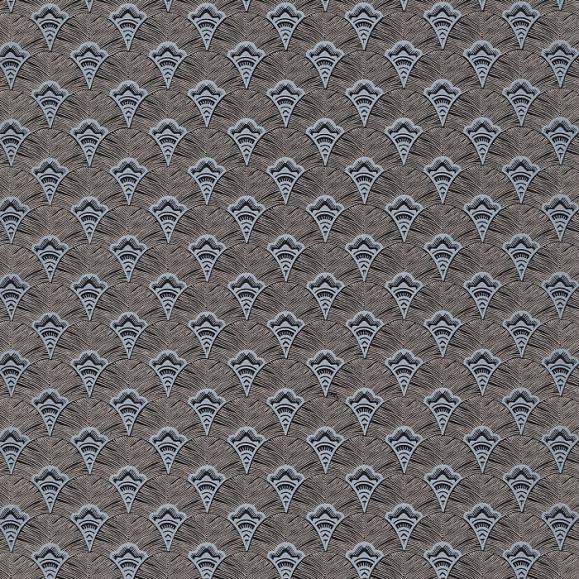 Обои Casamance 75251222 Adenium Marine/Pierre Bleue
