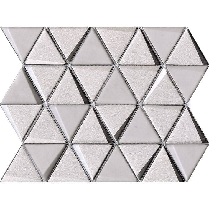 Effect Triangle Silver 31x26x0,8
