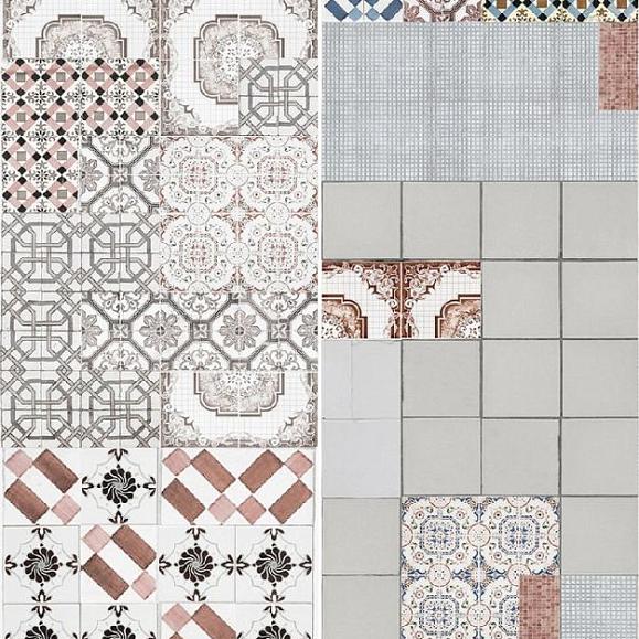 Обои Wall & Deco TSTT041 Tell Me Tiles TS