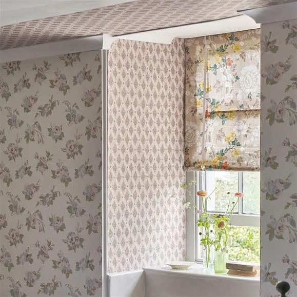 Обои English Heritage PEH0003/02 St John Street Trellis Vintage Rose