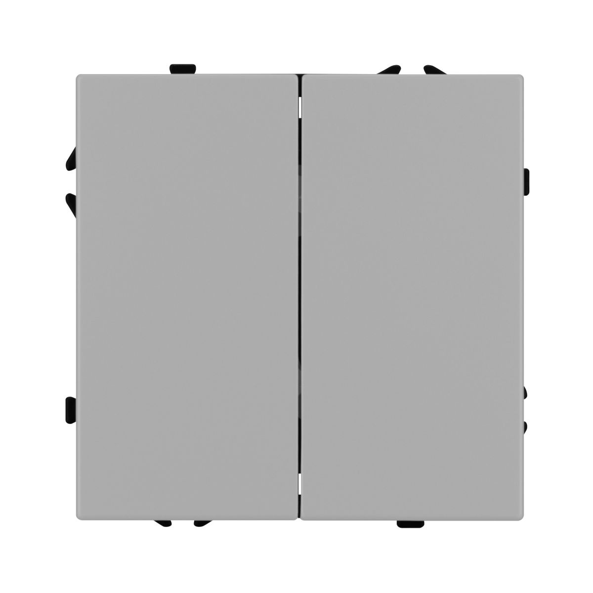 Механизм выключателя двухклавишный непроходной Arlight SWT-NOBE-MK02-SFPL-IS (230V, 10A) 059420
