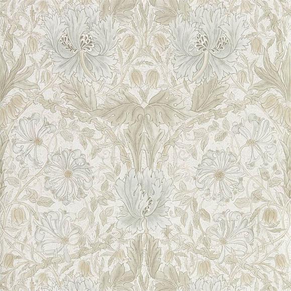 Обои Morris 216526 Pure Honeysuckle & Tulip Linen