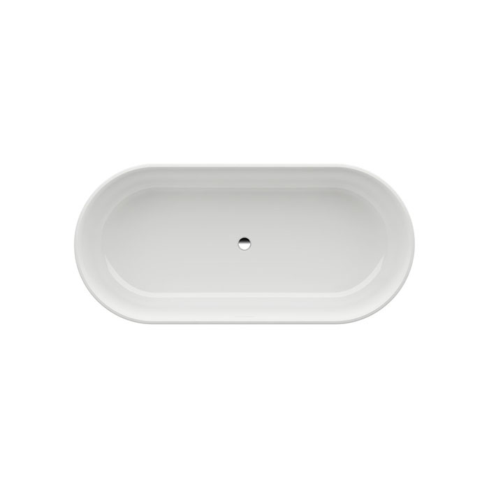 Laufen VAL Ванна 160x75x45см, отдельностоящая, с слив-переливом, материал: композит, цвет: белый