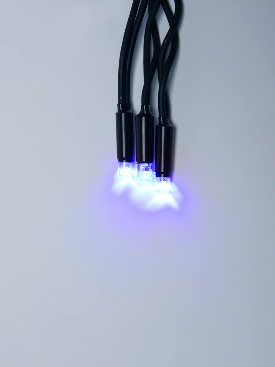 Уличная светодиодная гирлянда Uniel занавес (UL-00003936) синий ULD-C2030-240/TBK Blue IP67