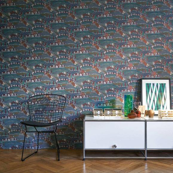 Обои Casamance 74330395 Eden Bleu