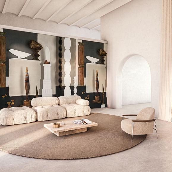 Панно Casamance 75580304 L'atelier De Brancusi Grege