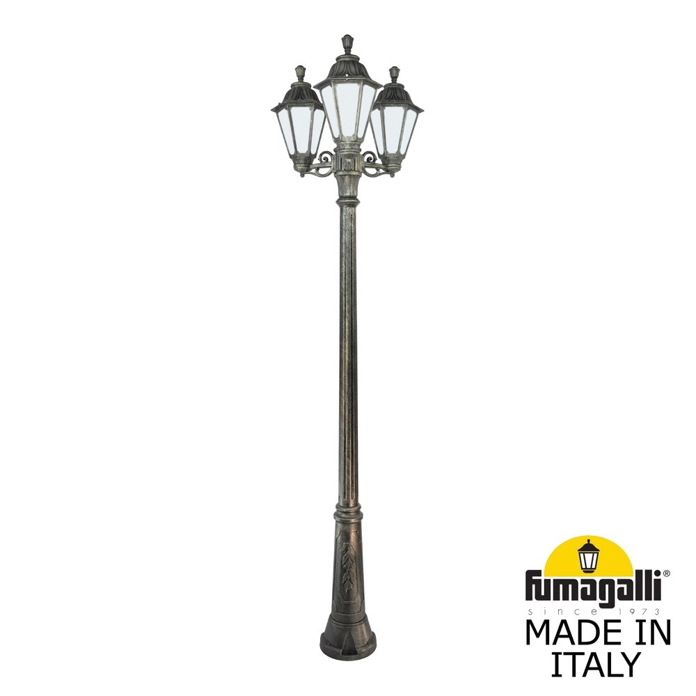 Садово-парковый светильник Fumagalli RICU BISSO/RUT 3L E26.157.S30.BYE27