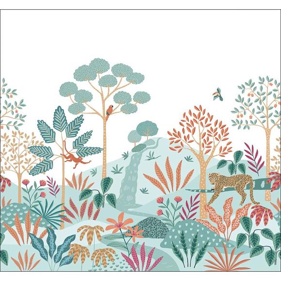 Панно Caselio 104827308 Enchanted Jungle Vert