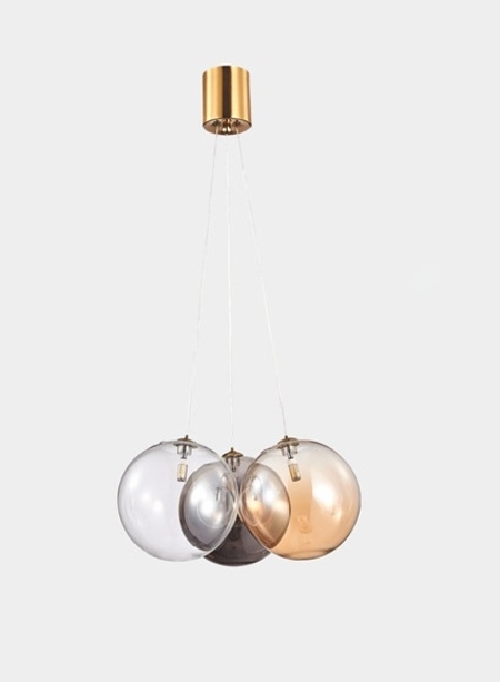 Подвесной светильник iLamp Drop 8110P/3 BR-MLT