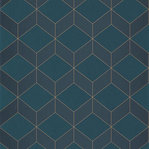 Обои Casadeco MNCT85686337 Metro Bleu