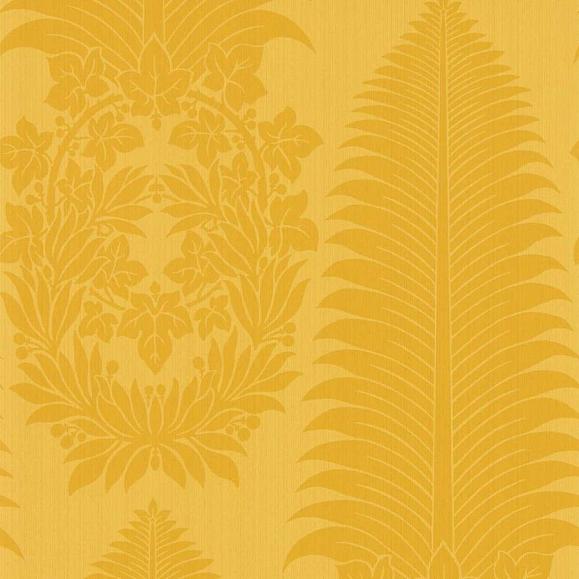 Обои Zoffany 313022 Marsden'S Palm Damask Tigers Eye