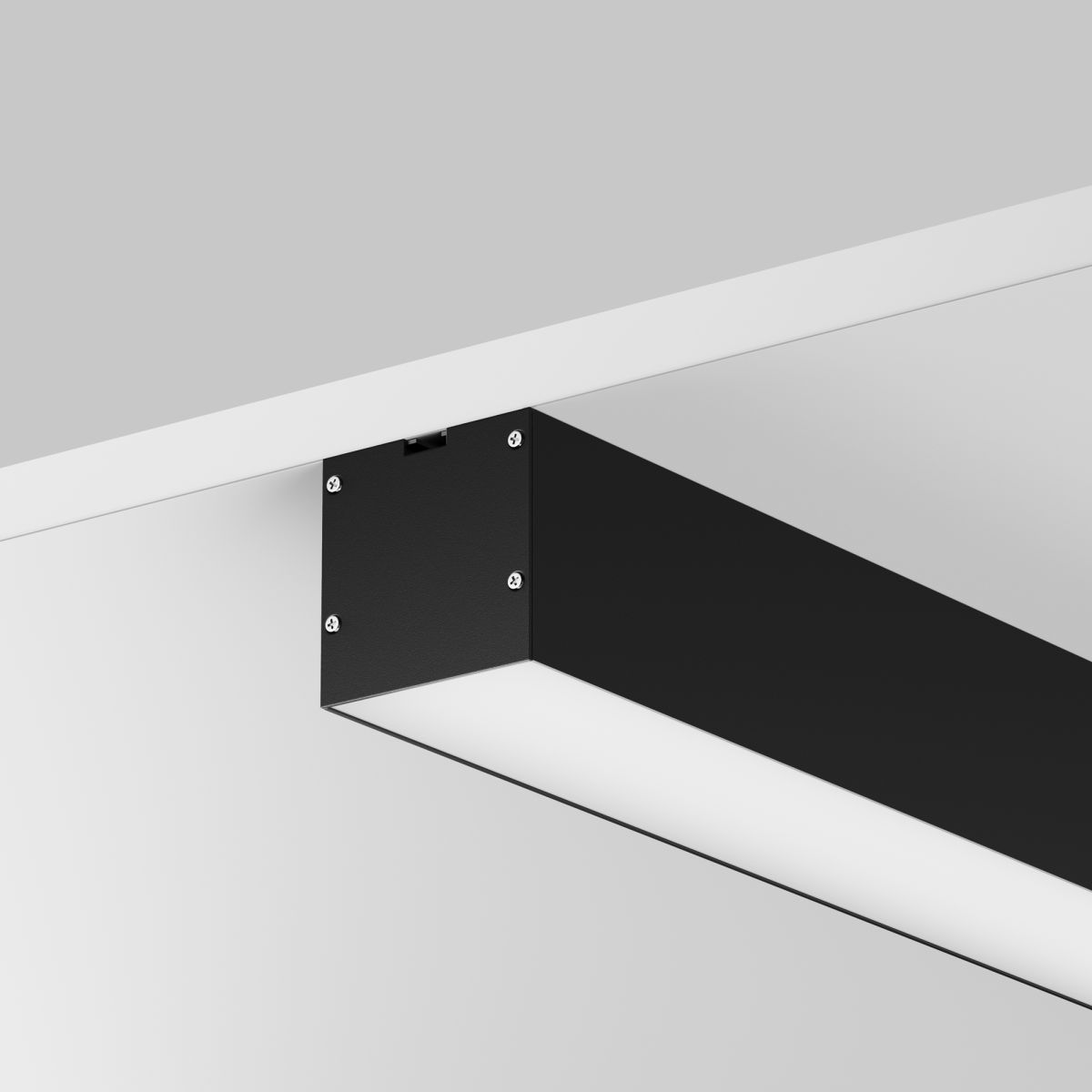 Алюминиевый профиль накладной-подвесной 50x50 Maytoni Led Strip ALM-5050T-B-2M 633008
