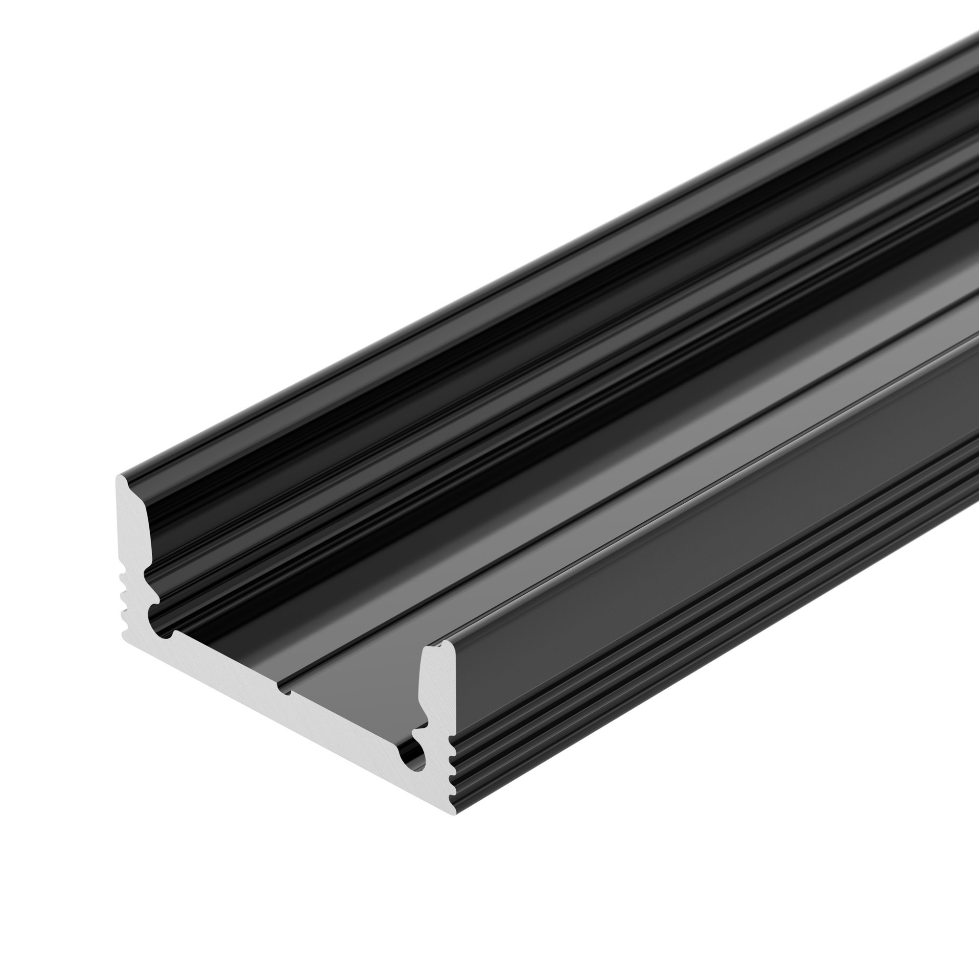 Алюминиевый профиль Arlight SL-SLIM-H7-2000 BLACK 037110