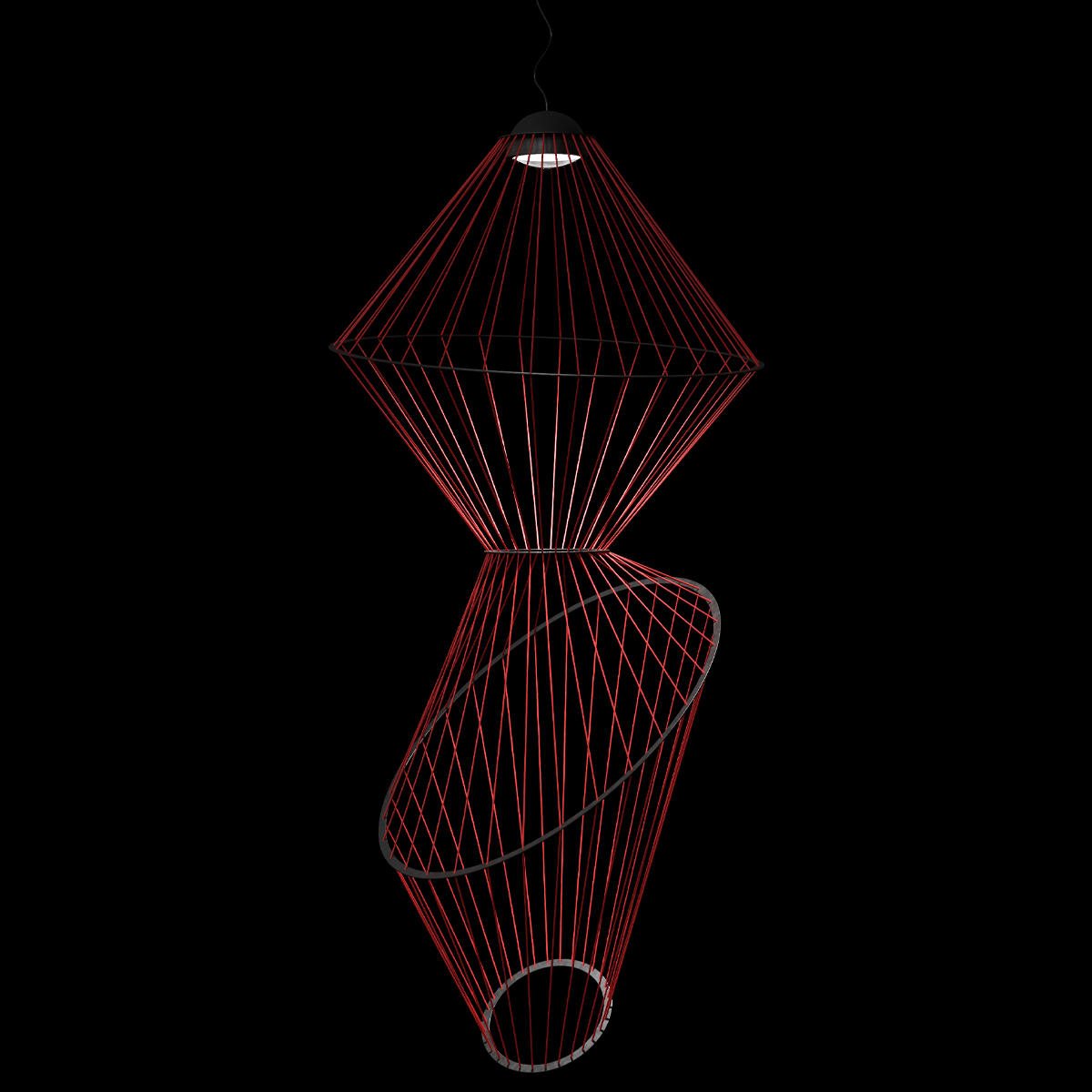 Подвесная люстра Loft IT Beam 10292/B Red