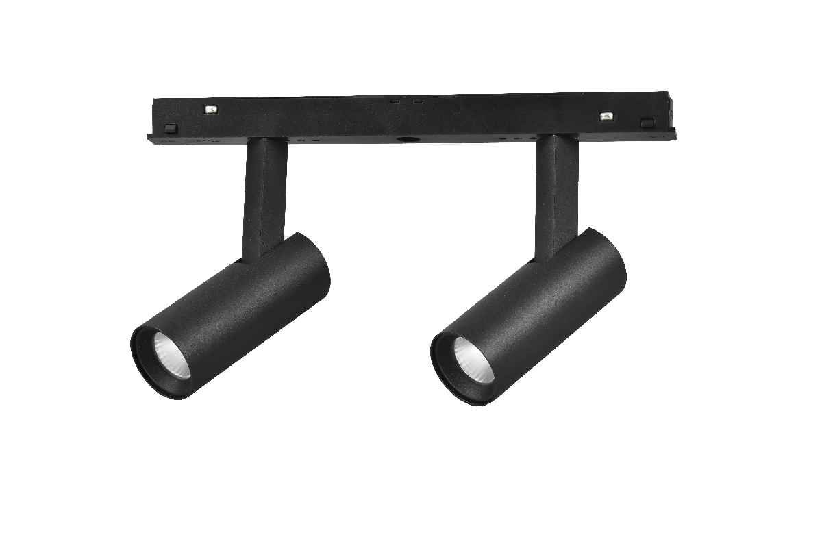 Трековый магнитный светильник iLedex Vision 4822-005-D34-16W-40DG-4000K-BK