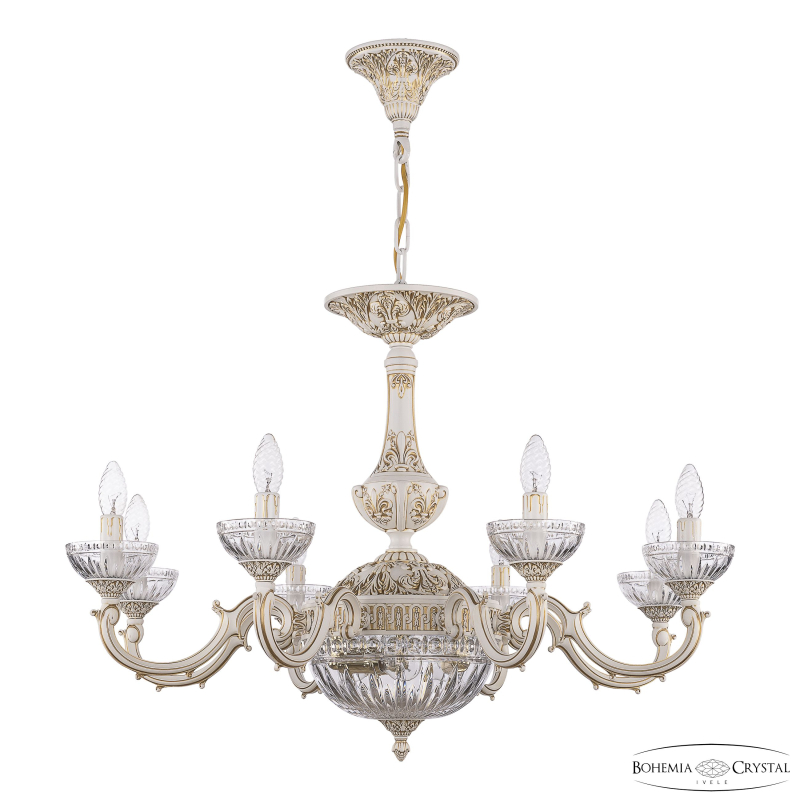 Подвесная люстра Bohemia Ivele Crystal AL78101P/8/250 WMG P Clear/M-1G