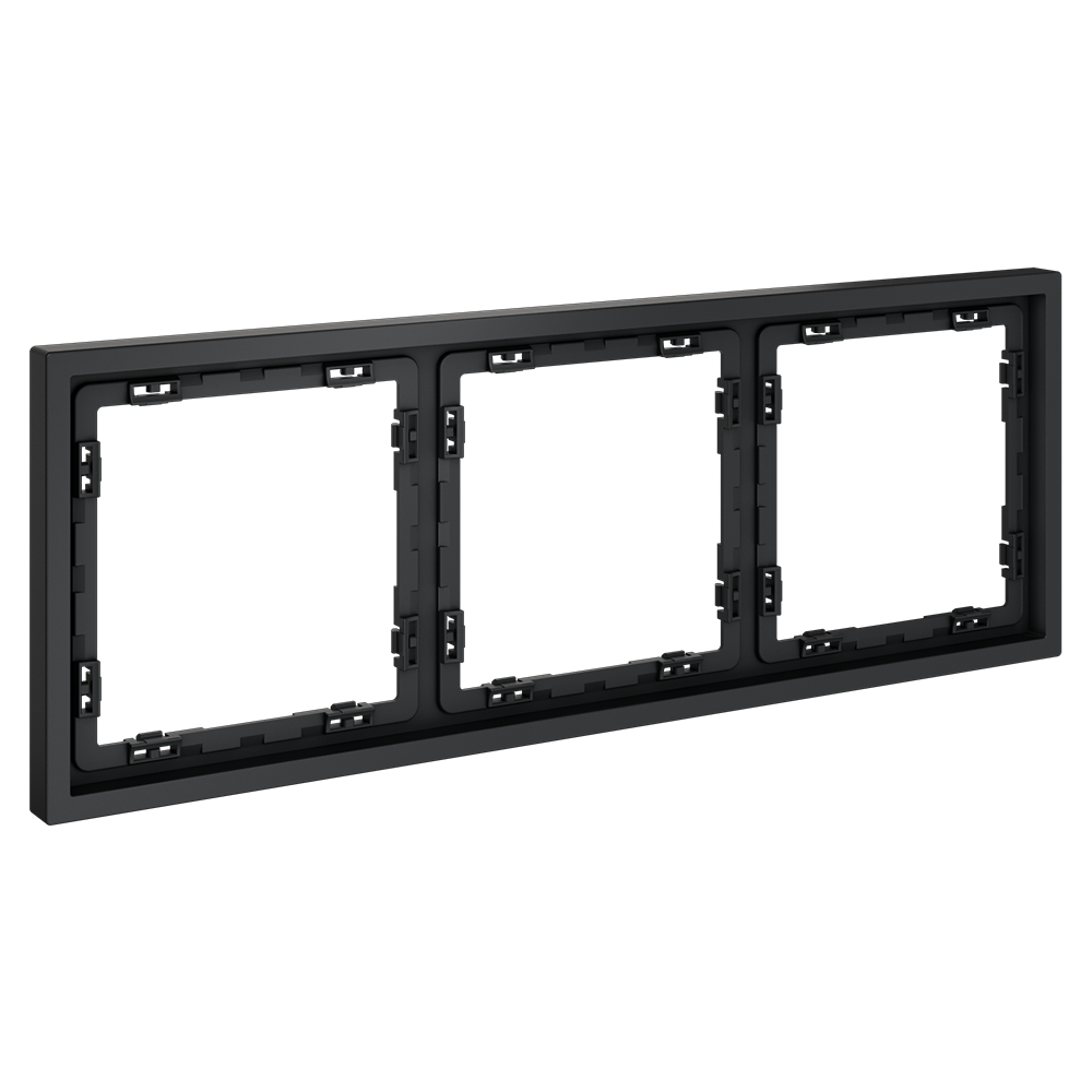 Рамка на 3 поста Voltum S70 VLS100307 (графит)