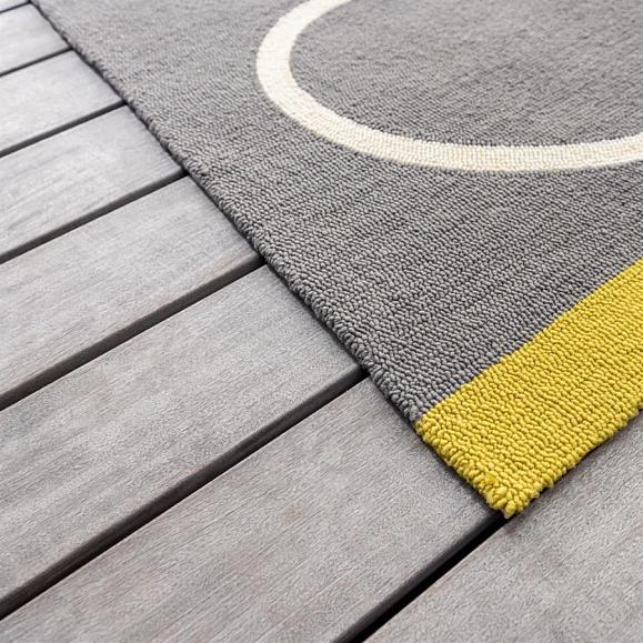 Ковер Orla Kiely 460605 (140x200) Linear Stem Slate Outdoor 140x200 см
