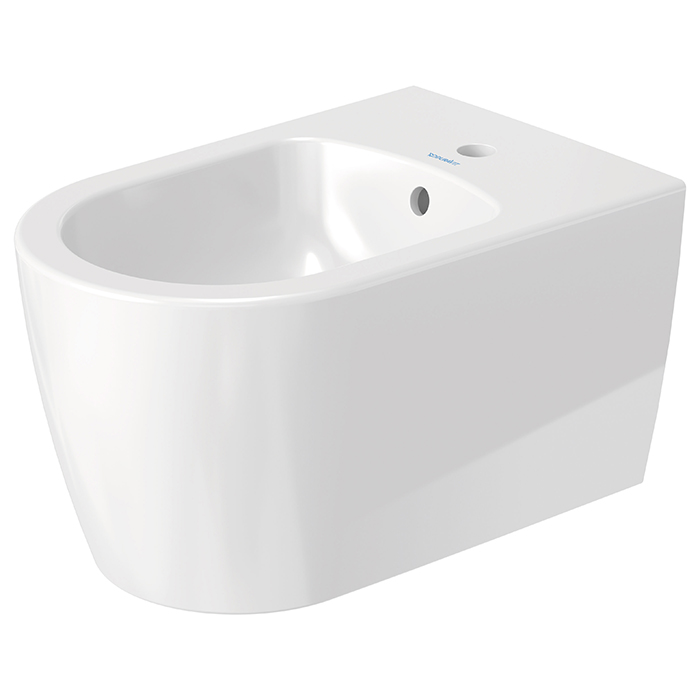 Duravit Me by Starck Биде подвесное 57х37см., с 1 отв. под смеситель, с креплением, цвет: белый