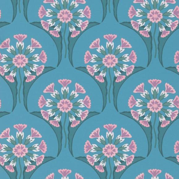 Обои Little Greene 0245HEAZURE Hencroft Azure