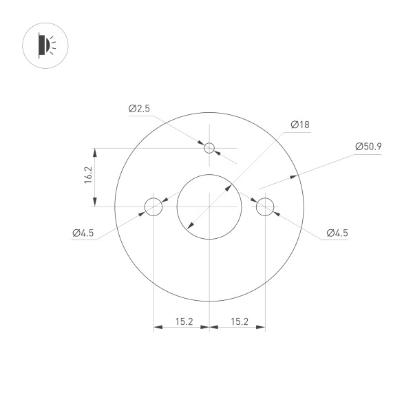 Настенный светильник Arlight SP-Vinci-S900x55-10W Day4000 035684