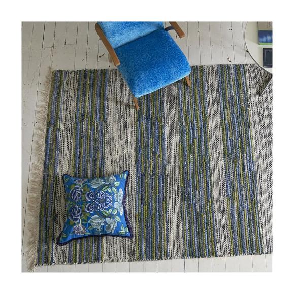 Подушка CCDG1504, Eleonora Embroidered, Cobalt, Designers Guild 55 x 55см